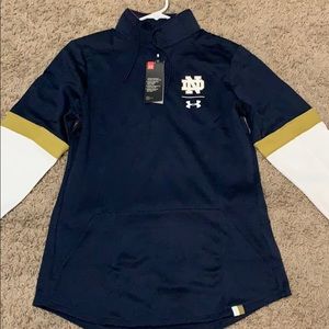 BRAND NEW NOTRE DAME ZIP-UP